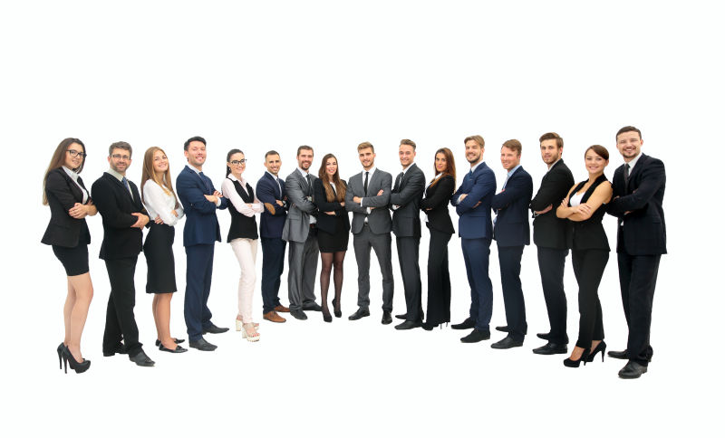 商务人士的团队