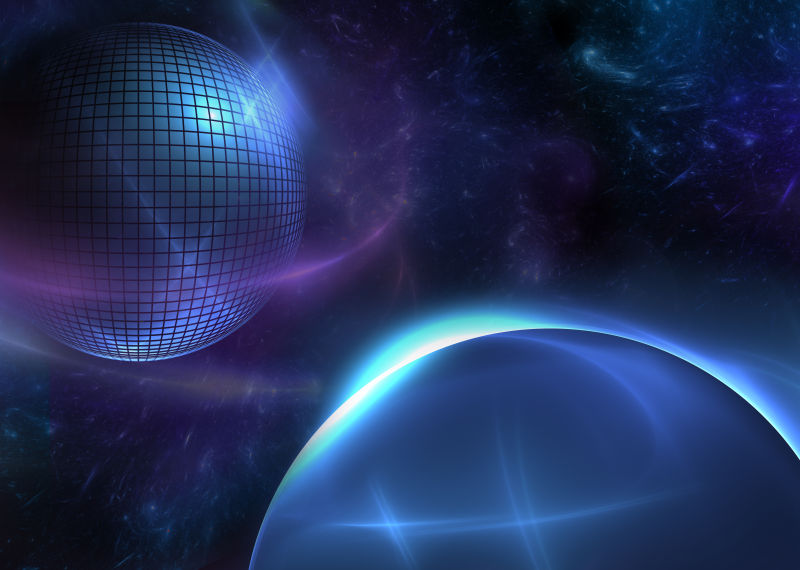 抽象的空间背景图案