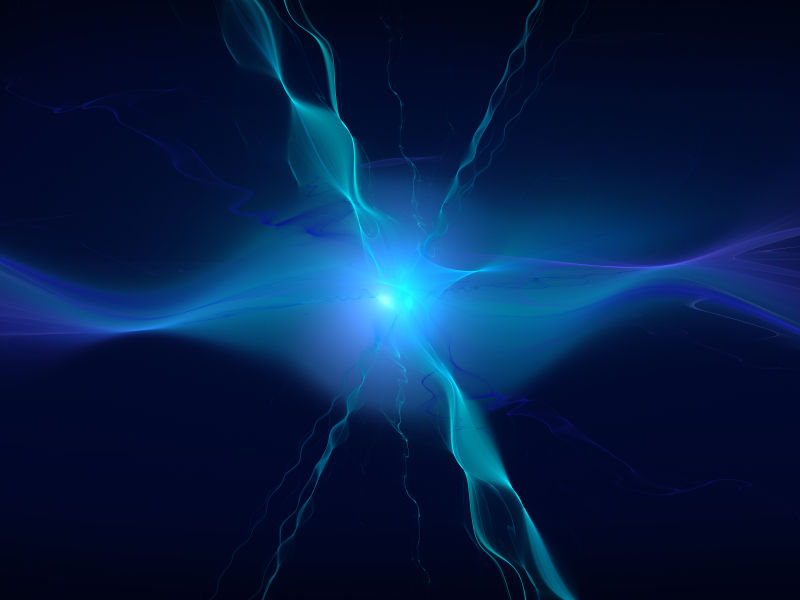 蓝绿色光束背景图案