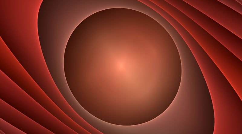 红色旋转背景图案