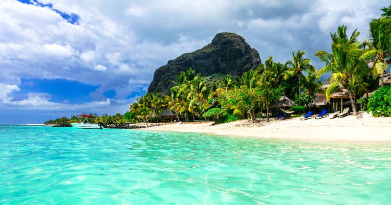 美丽的马尔代夫海滩风景