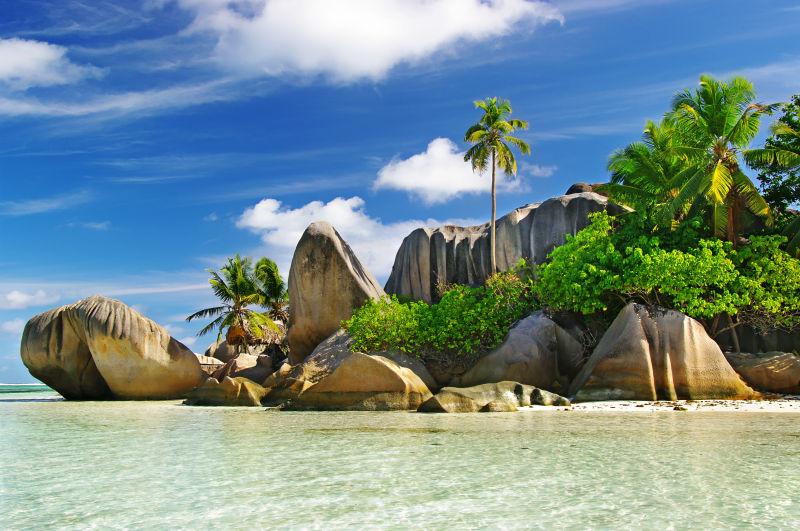 美丽的塞舌尔岛