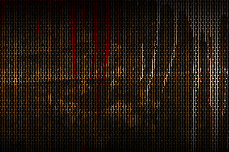 生锈的网格金属背景