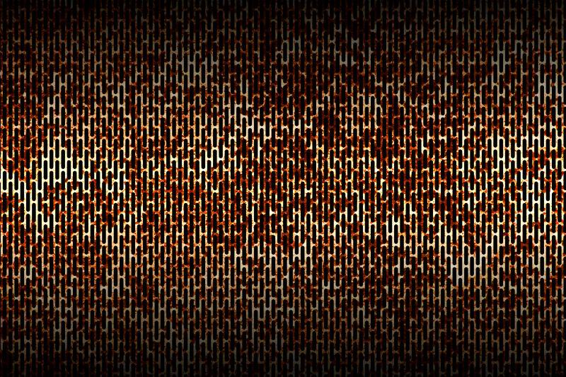 生锈的网格金属