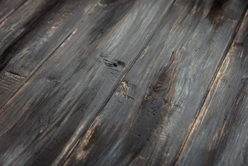 黑色纹理的旧木板