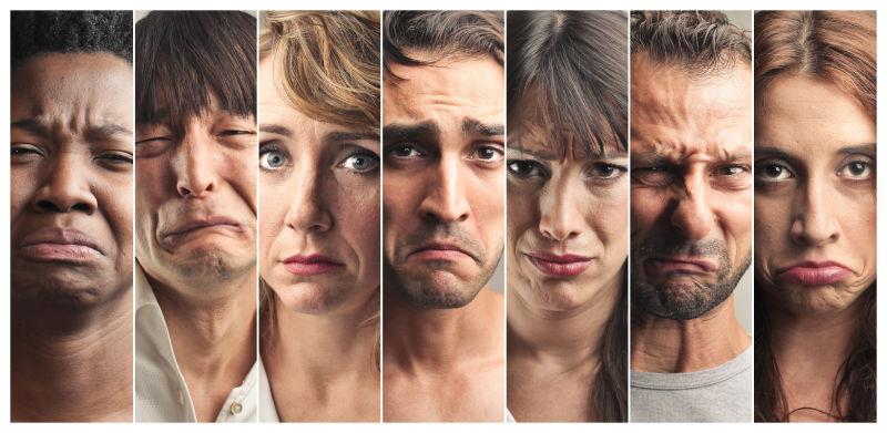 七个难过的人肖像拼图