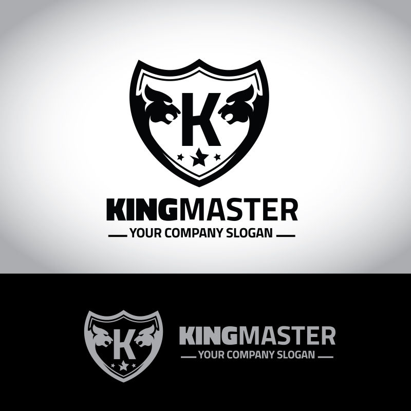 创意矢量王国主题的标志设计