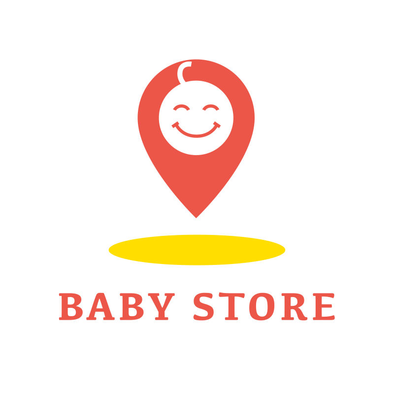 矢量的宝贝商店标识