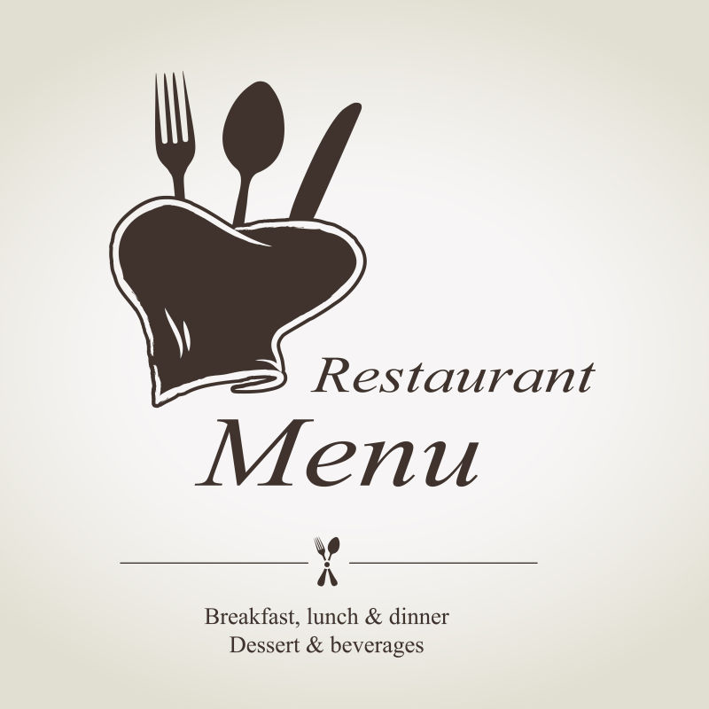 矢量的菜单图案装饰