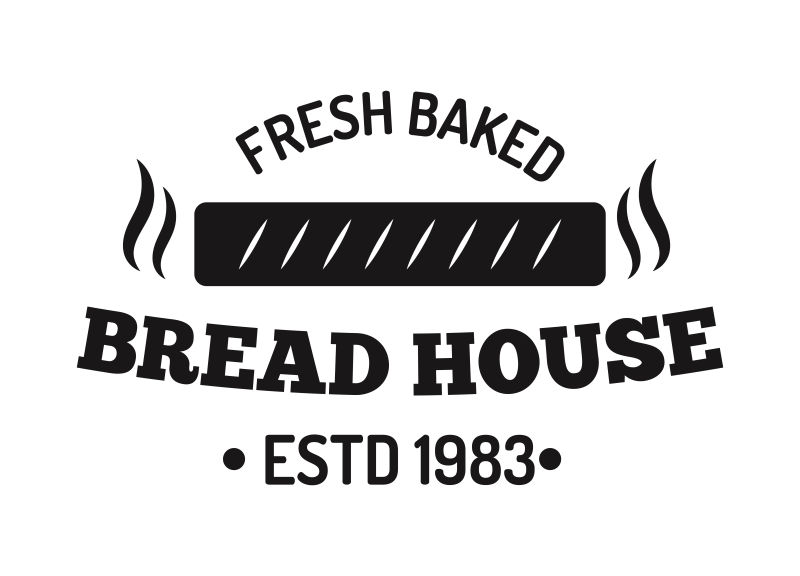 矢量法棍现代风格的标志设计