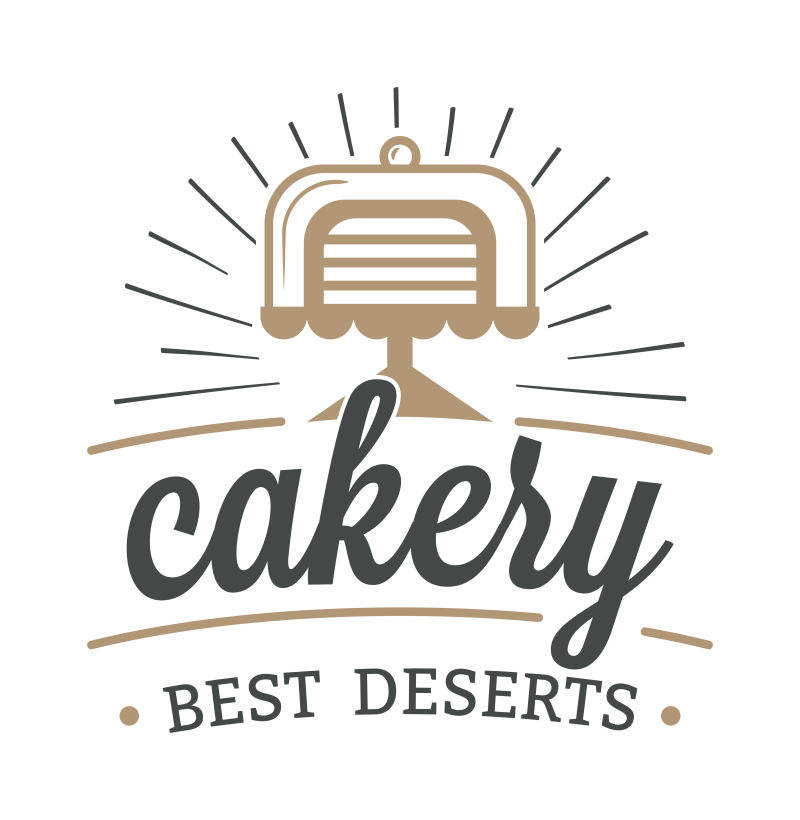 创意矢量面包工厂的标志设计