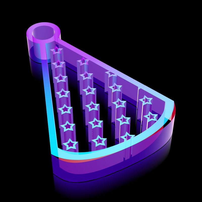 矢量的尖帽形状商标设计