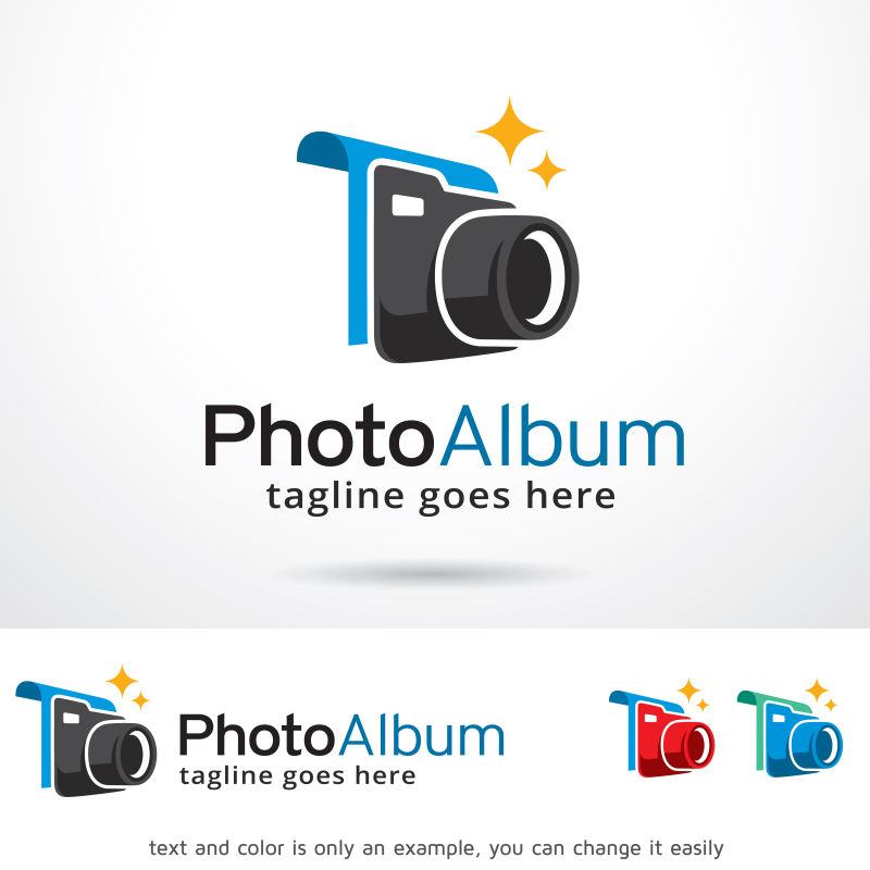 摄影类型的矢量logo