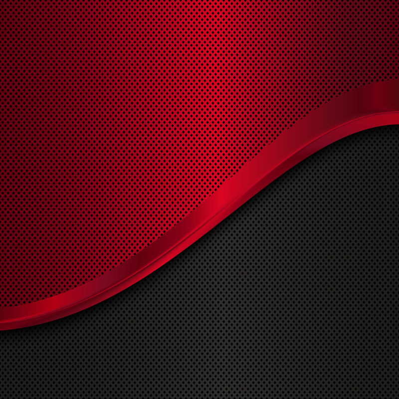 矢量创意红色有网孔的金属背景