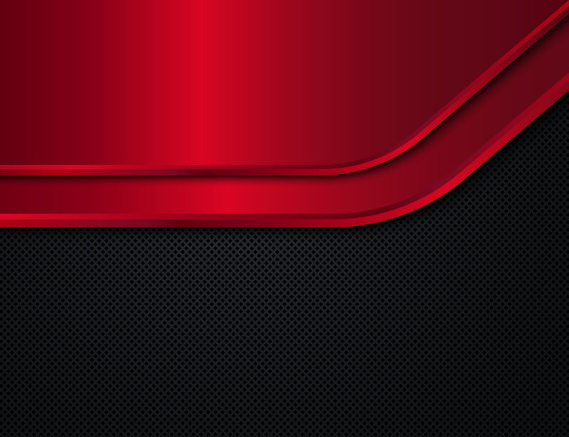 创意矢量红色有厚边的金属背景