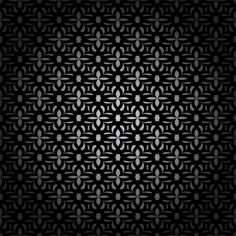 创意几何时尚黑色图案矢量背景