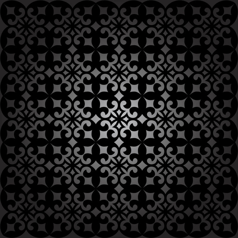 创意矢量黑色几何现代图案背景