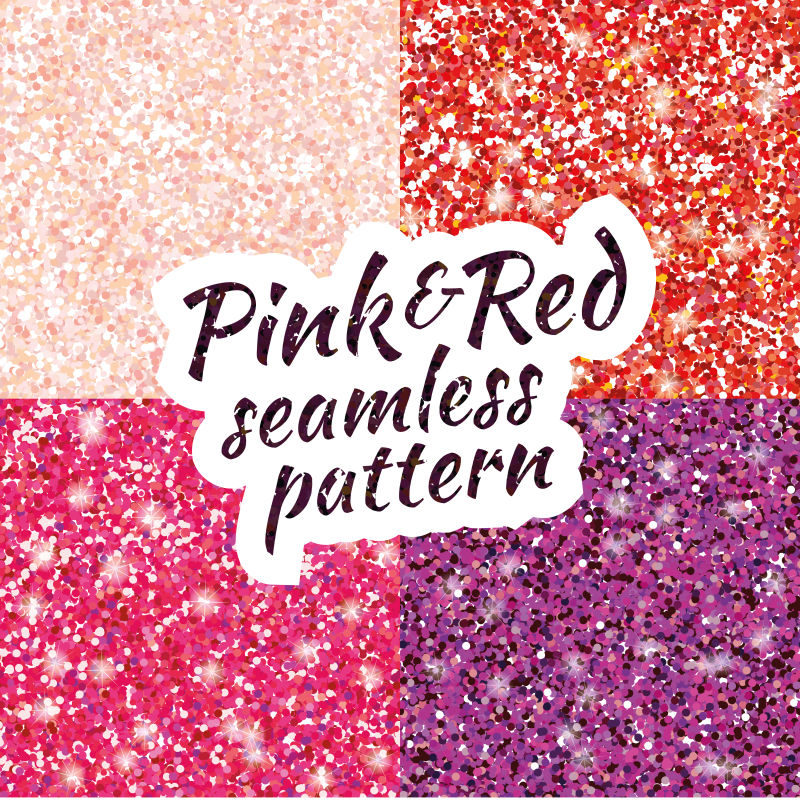 闪光的彩色拼接矢量背景