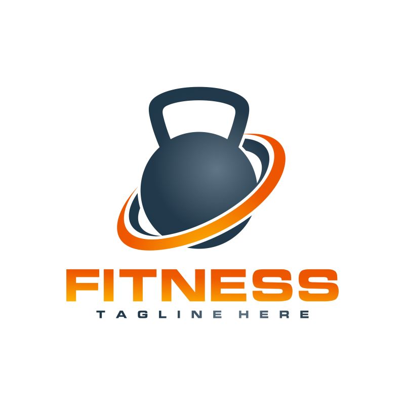 铁球元素的矢量标志设计