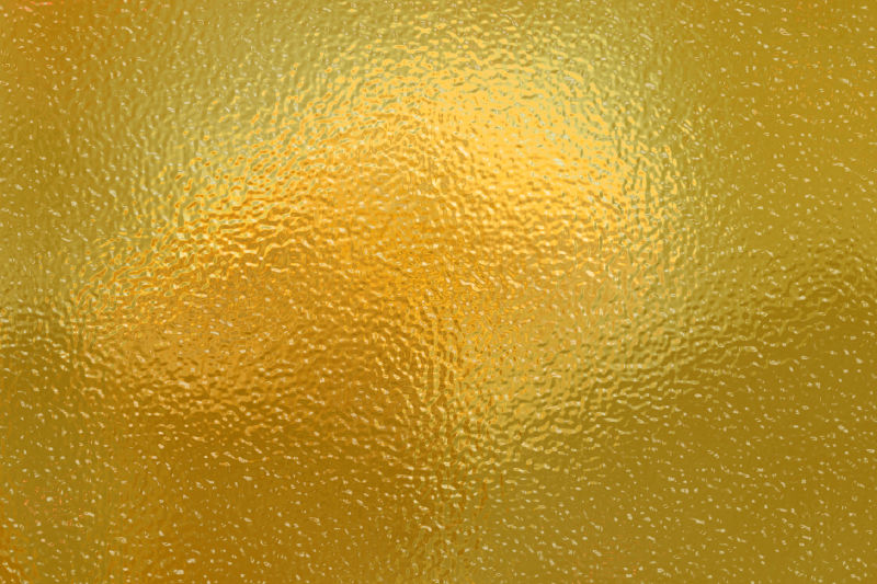 黄色的玻璃雾气效果