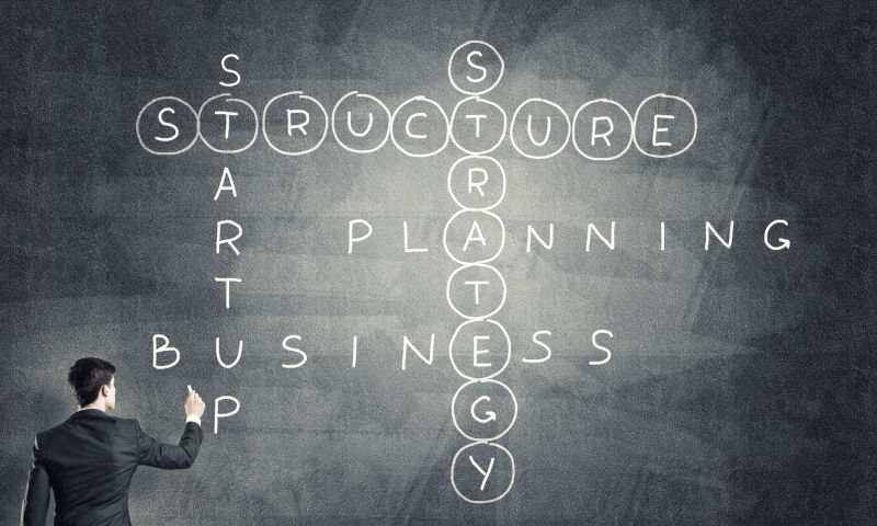 黑板创意研讨会概念