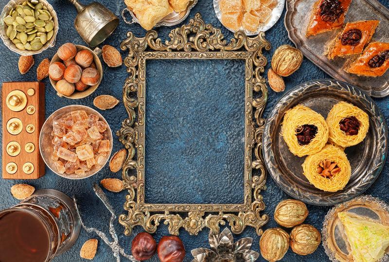 各种美味的甜点