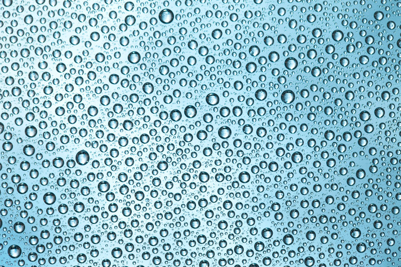 玻璃上的水珠纹理