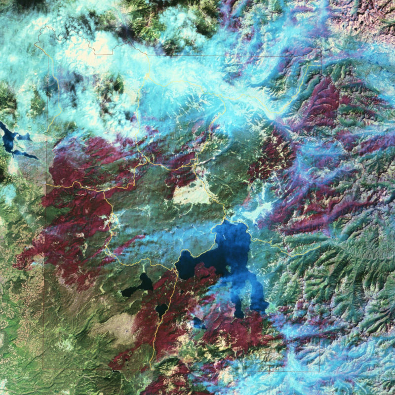 海陆分布的纹理背景图