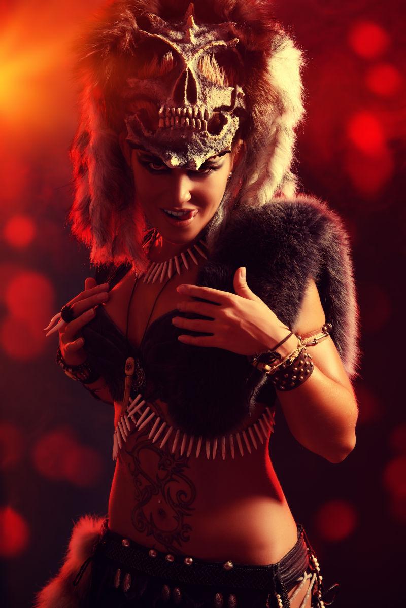 性感的部落风美女