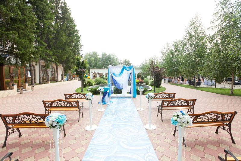 空荡的婚礼现场