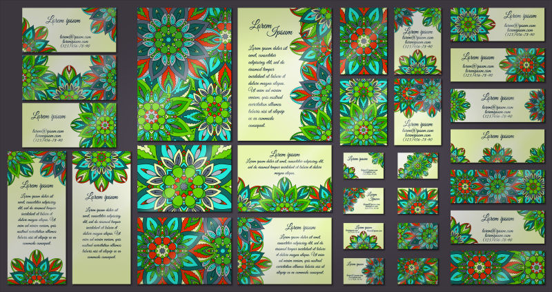 矢量创意曼荼罗装饰古典背景