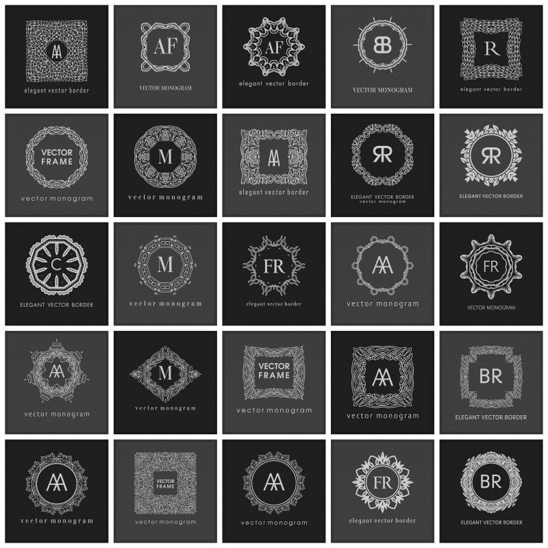 创意的矢量商业标识设计