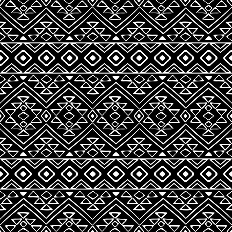 矢量的黑色抽象图案背景