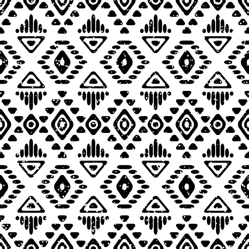 矢量的阿兹特克图案背景