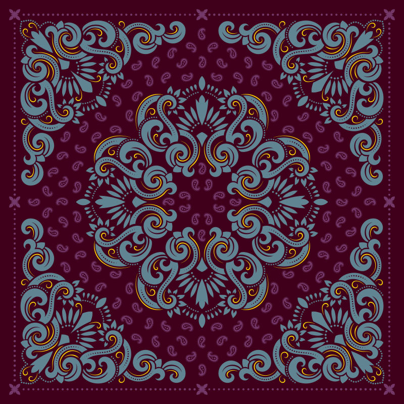 暗紫色花纹的矢量背景设计