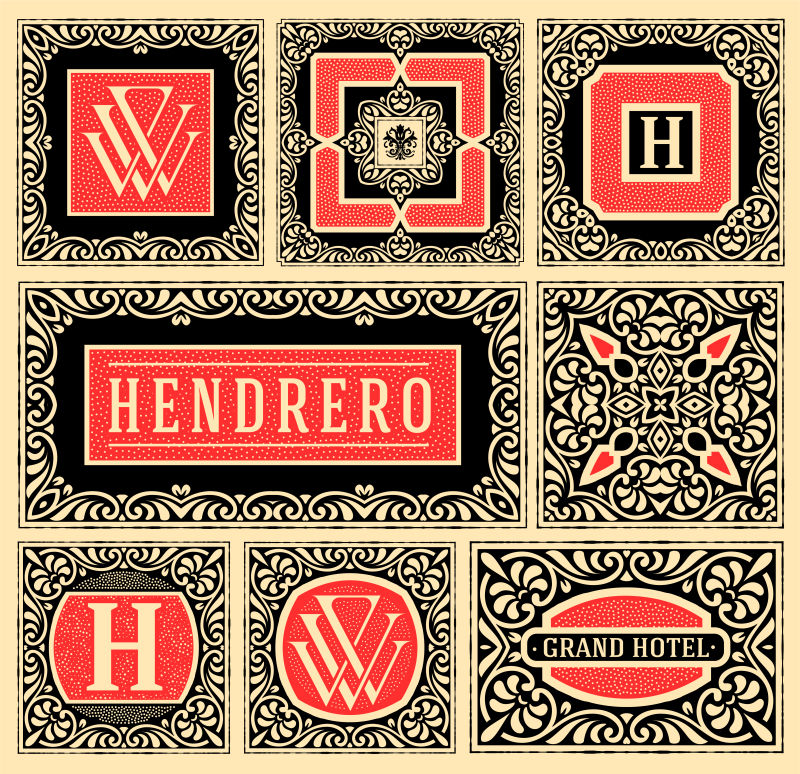 创意矢量装饰花纹背景