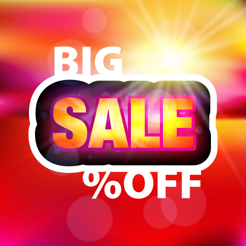 销售主题矢量背景设计