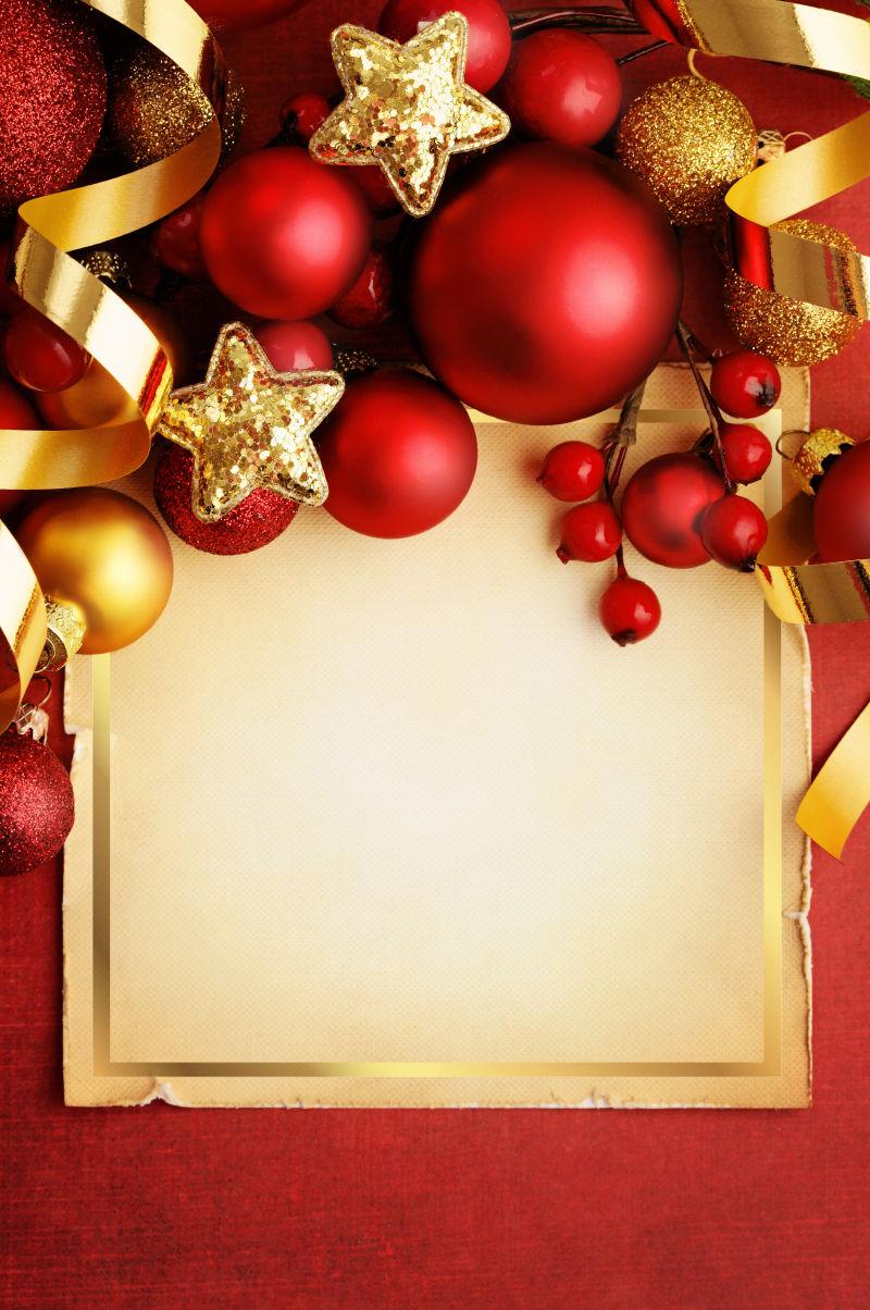 圣诞装饰品和贺卡