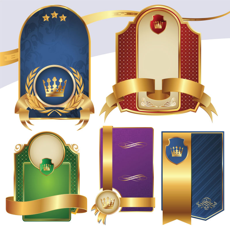 创意复古装饰边框标签