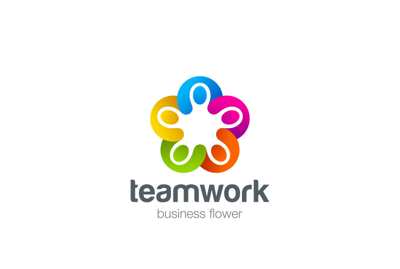 五人团队logo图片
