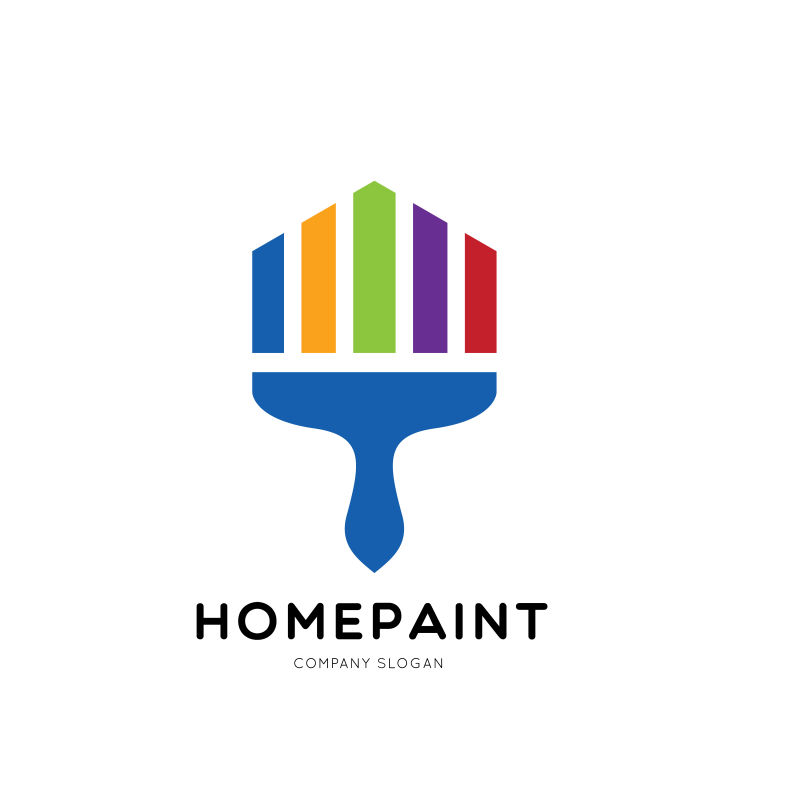 矢量家具油漆标志设计