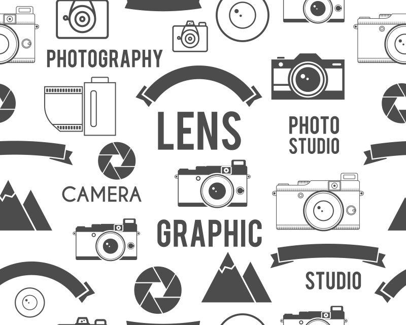 创意矢量摄影相关的标志设计