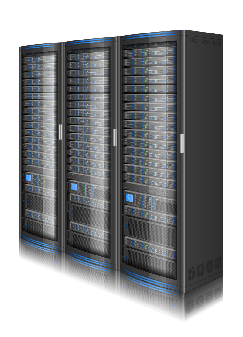 矢量的服务器机房设备插图图片-服务器机房设备插图矢量设计素材-高清