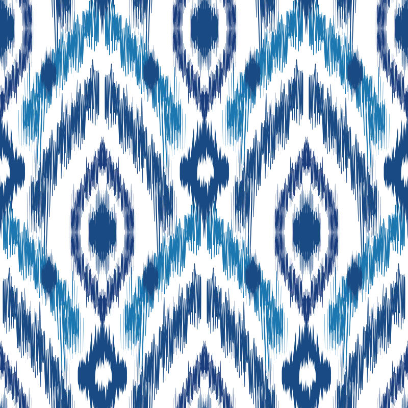 古典的蓝色抽象图案矢量背景