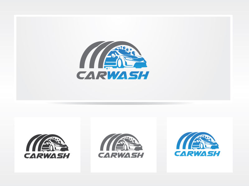 矢量洗车标志