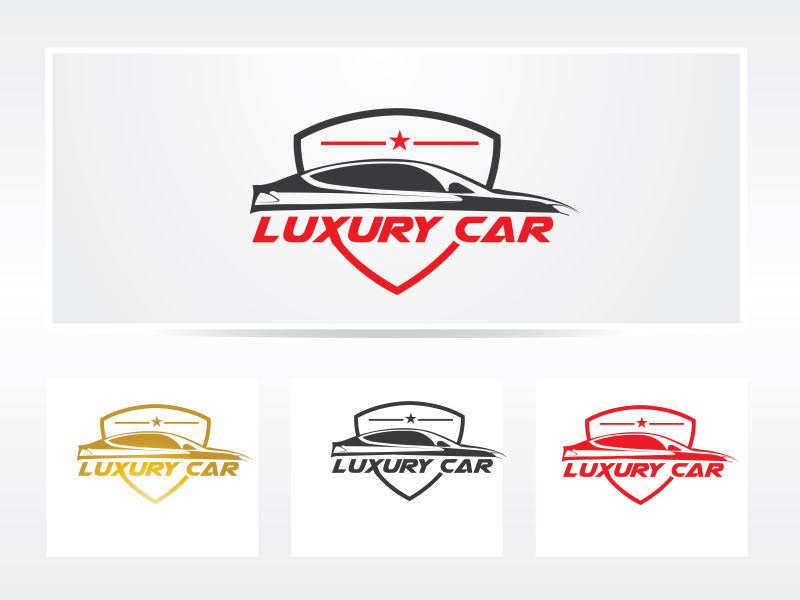 矢量的豪华汽车标志