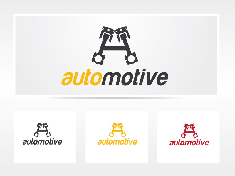 矢量的简约风格汽车标识