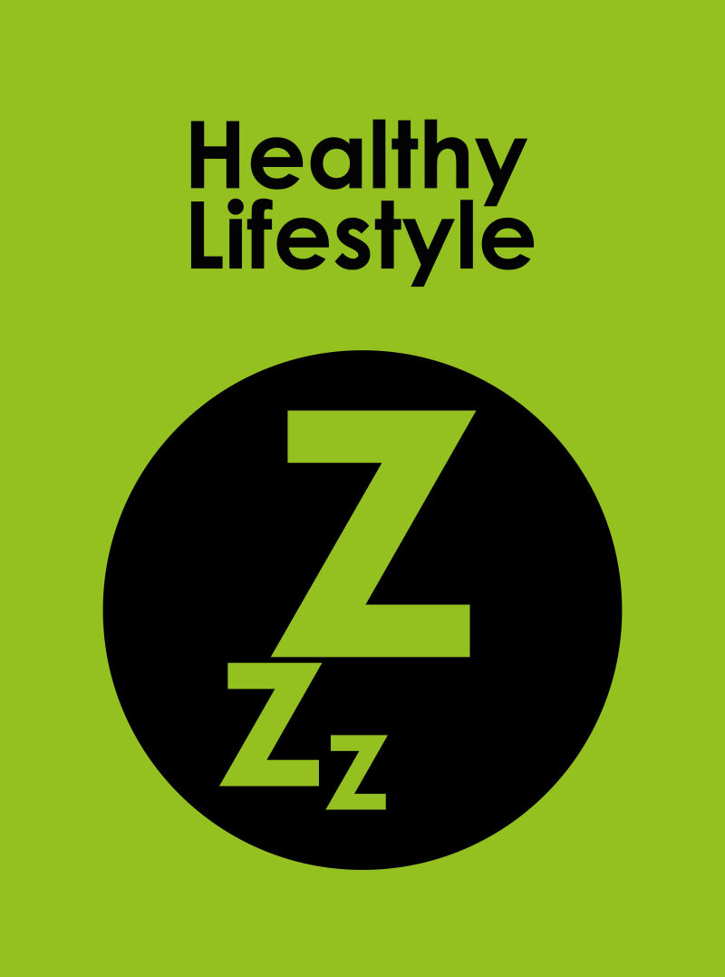 健康生活方式标语矢量插图