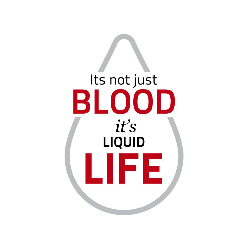 献血主题矢量插图设计