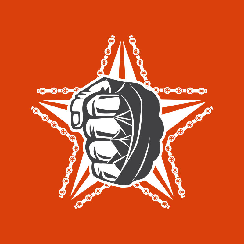 矢量的街头搏击俱乐部徽章